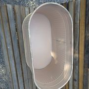 Jardinière en zinc patiné