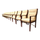 Unique set of 15 vintage armchairs from Lübke made in the 1970s