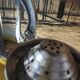 Vintage metal citrus press