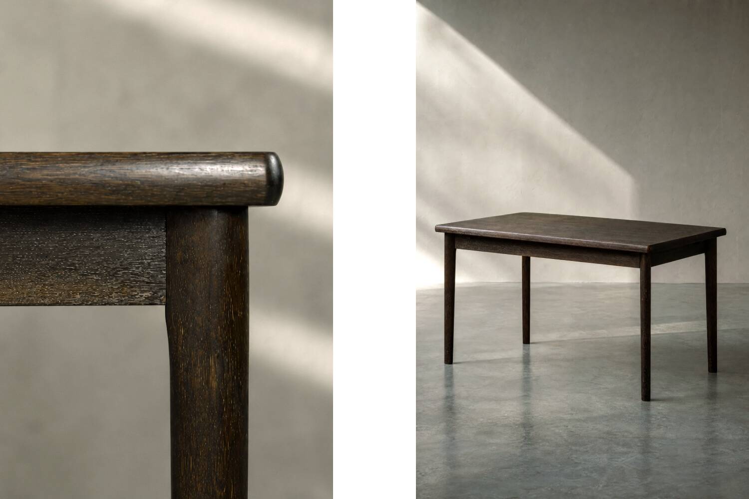 Vintage Mid-Century Danish Modern Oak Folding Dining Table from Am Møbler
