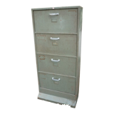 Workshop cabinet 4 swivel drawers in iron JEC 1960