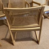 6 cannate chairs