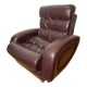 Vintage lounge chair in imitation leather from the 70s