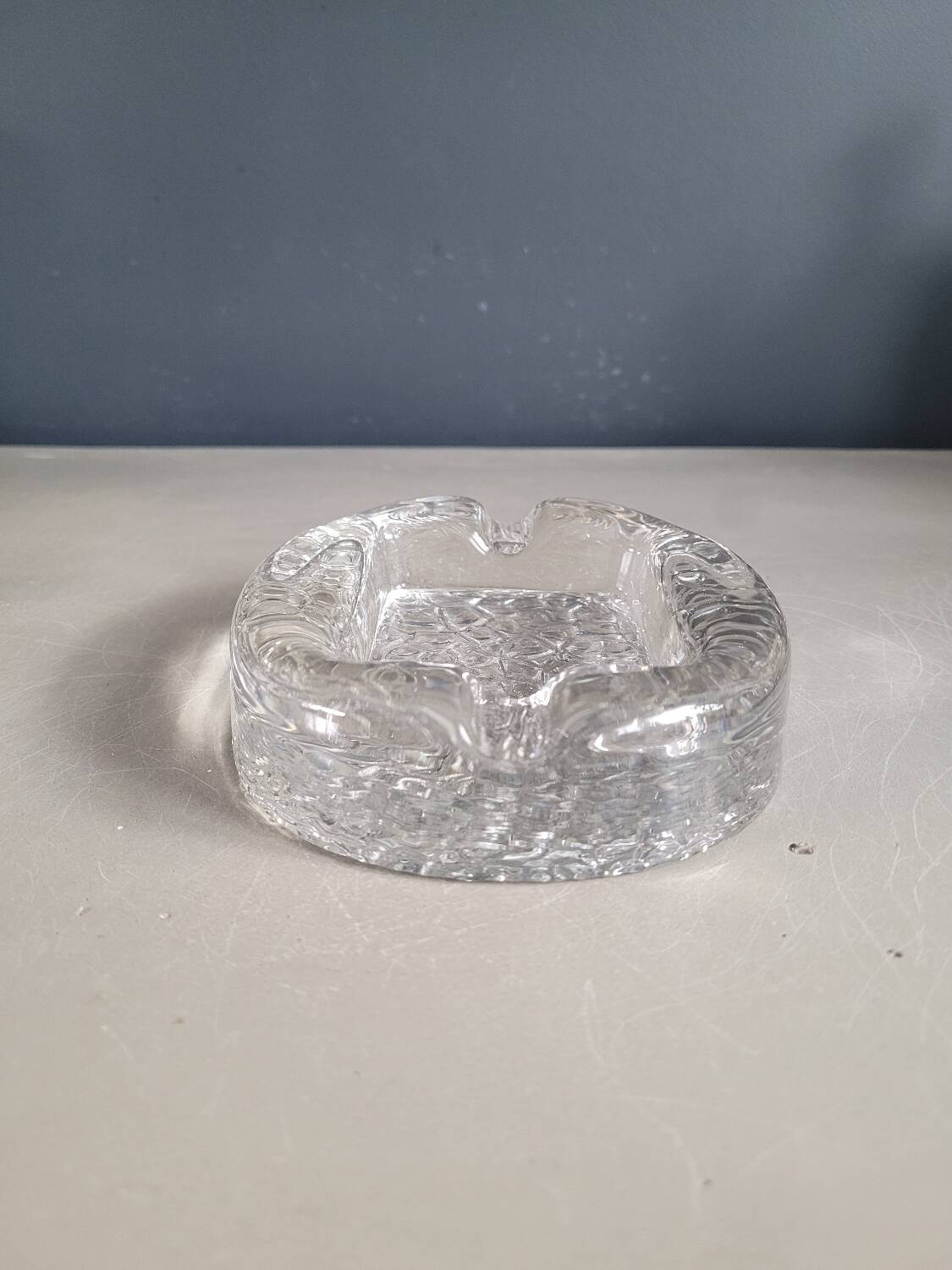 Kosta Boda glass ashtray, 1970, Sweden