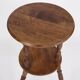 Table d'appoint/fleur - pin - pieds tournés - à deux niveaux - années 1880