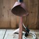 "Organic" Desk Lamp Cognac Italian Vegetable Leather & Aluminium