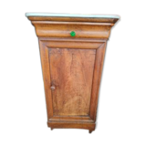 Bedside louis philippe in walnut and marble