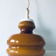 Suspension en opaline caramel