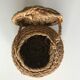Round bohemian basket