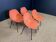 Ensemble de 4 chaises Guariche orange
