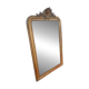 Antique Louis Philippe mirror gilded with gold leaf.