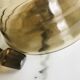 Art Deco smoked glass carafe