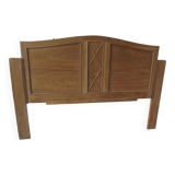 Headboard for a 160 bed in solid walnut. Unique piece made from old elements.
