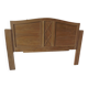 Headboard for a 160 bed in solid walnut. Unique piece made from old elements.