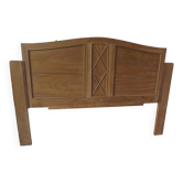 Headboard for a 160 bed in solid walnut. Unique piece made from old elements.