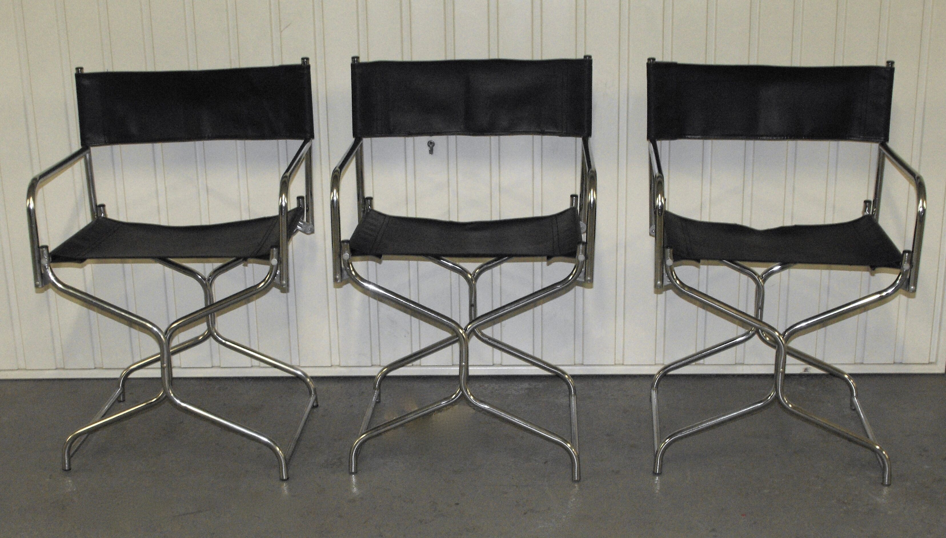 Lot de 3 chaises pliantes vintage
