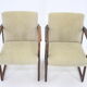 Pair of beech armachairs ,czechoslovakia 1960s