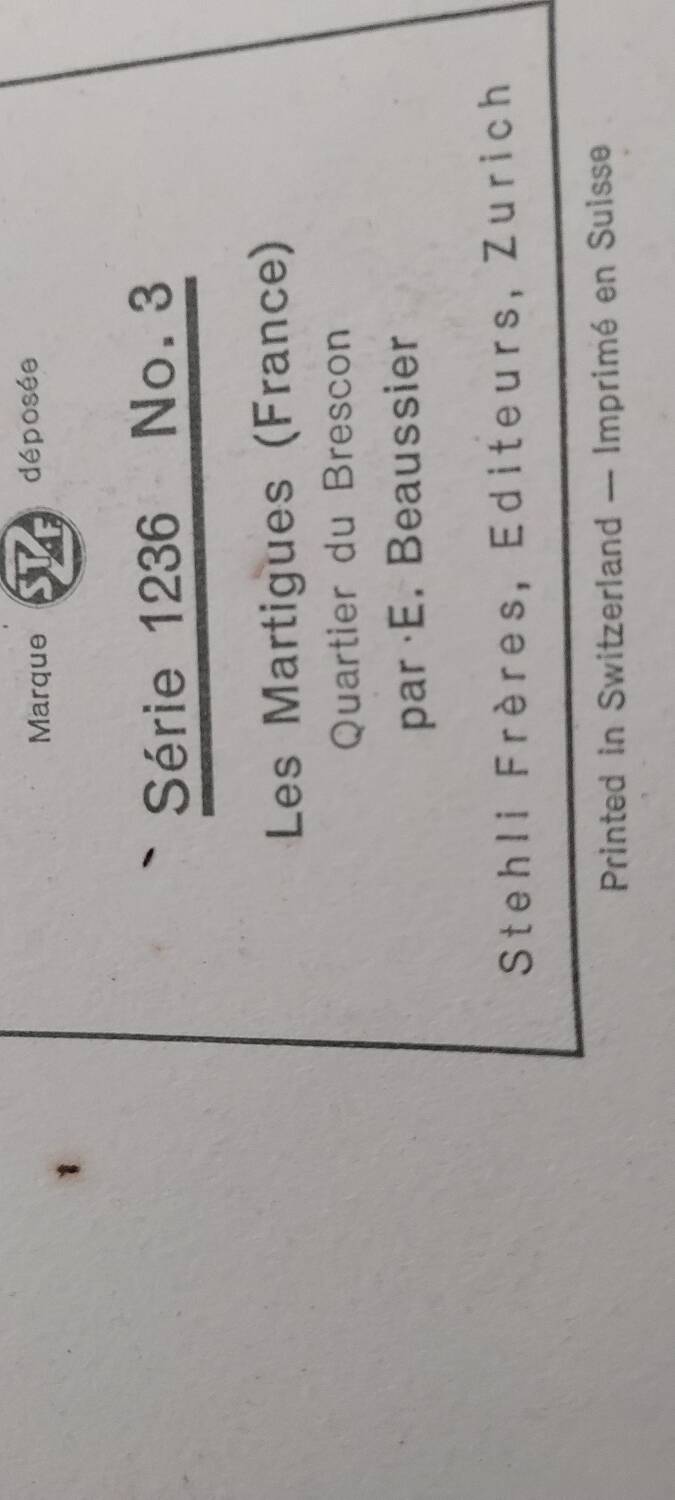 Lithograph signed by Emile Beaussier