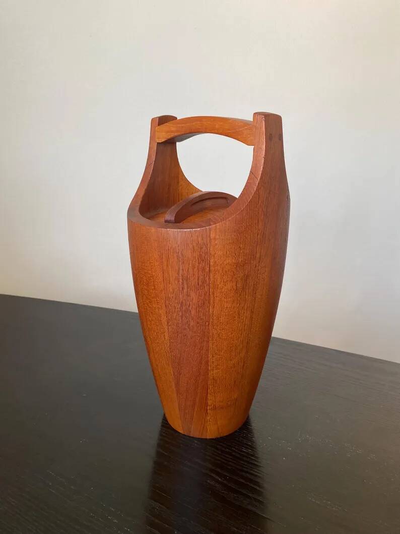 Teak ice bucket by Jens Harald Quistgaard, Denmark 1950s