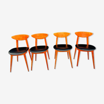4 baumann chairs model fontania