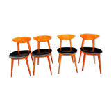 4 baumann chairs model fontania