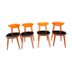 4 baumann chairs model fontania