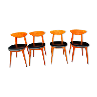 4 baumann chairs model fontania