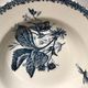 Hollow plate, insect and strawberry décor, Manufacture Choisy the King, Iron Land, H Boulenger - Co.