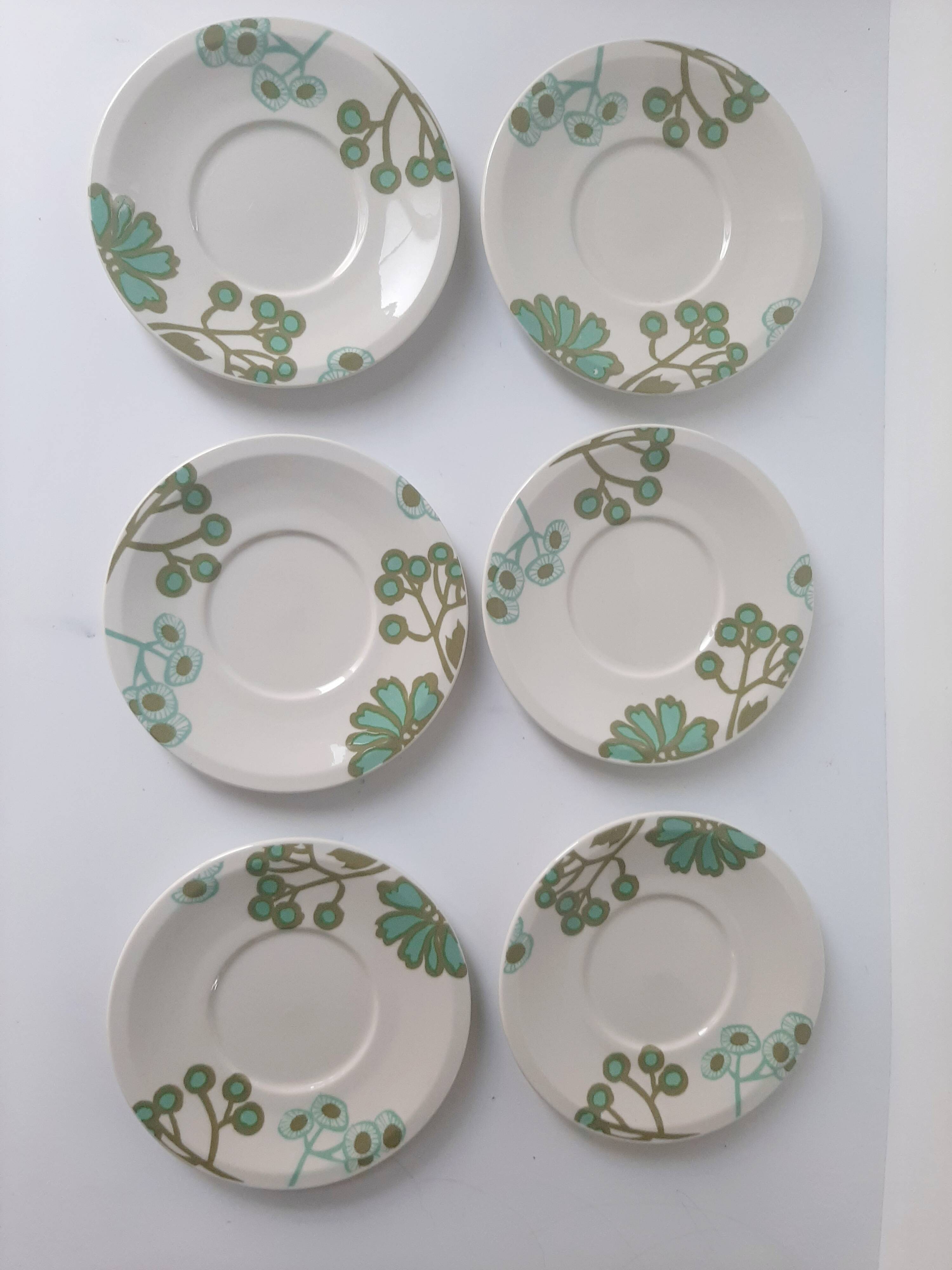 Set of 5 cups Villeroy and Boch scarlett