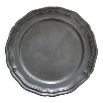 Pewter plate, 19th century