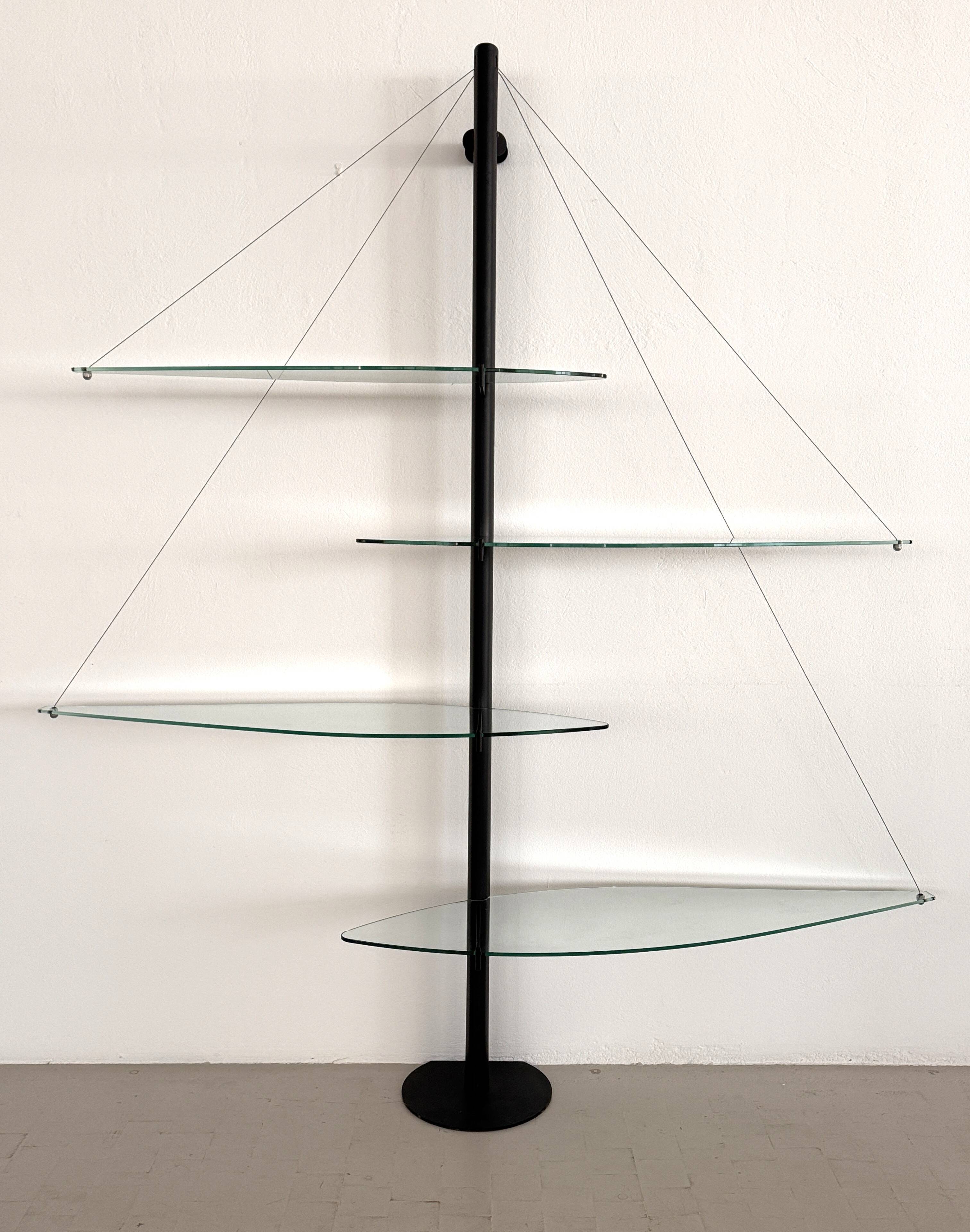 Italian Vintage Shelf Fiordiluna by Tobia Scarpa for Goppion, 1950s