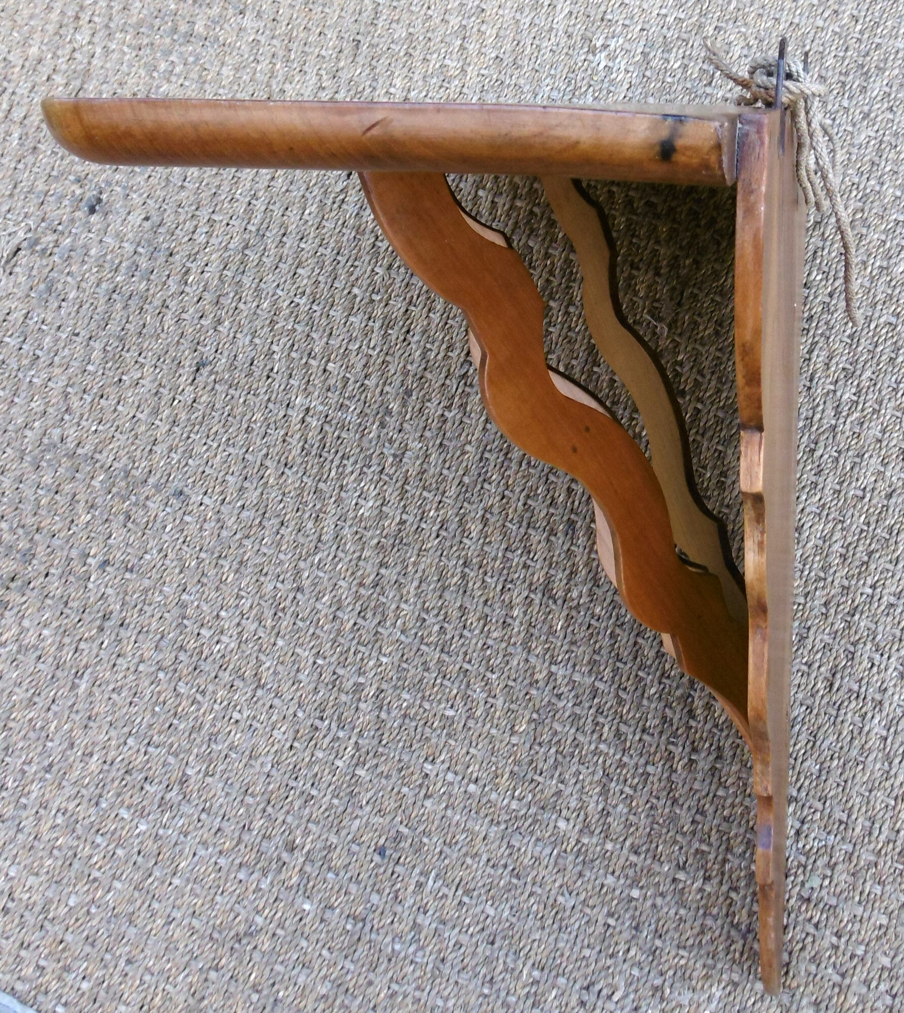 Old fruit wooden shelf