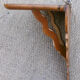 Old fruit wooden shelf