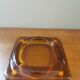 Vintage amber glass empty pocket