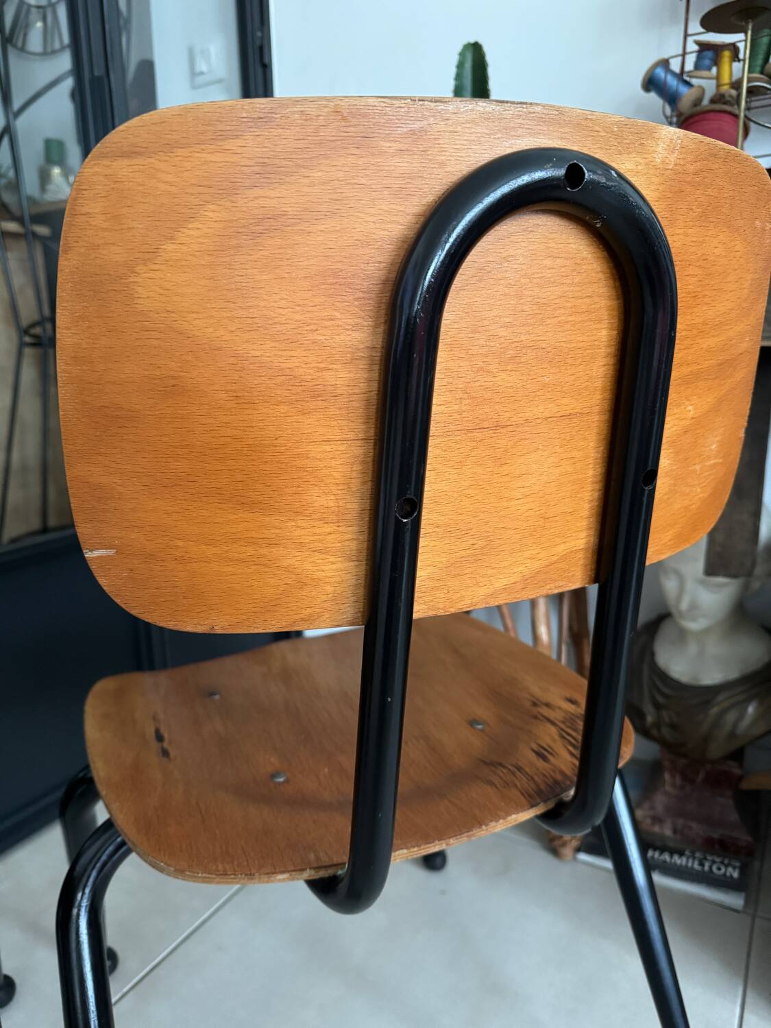 Vintage Mobilor school chair