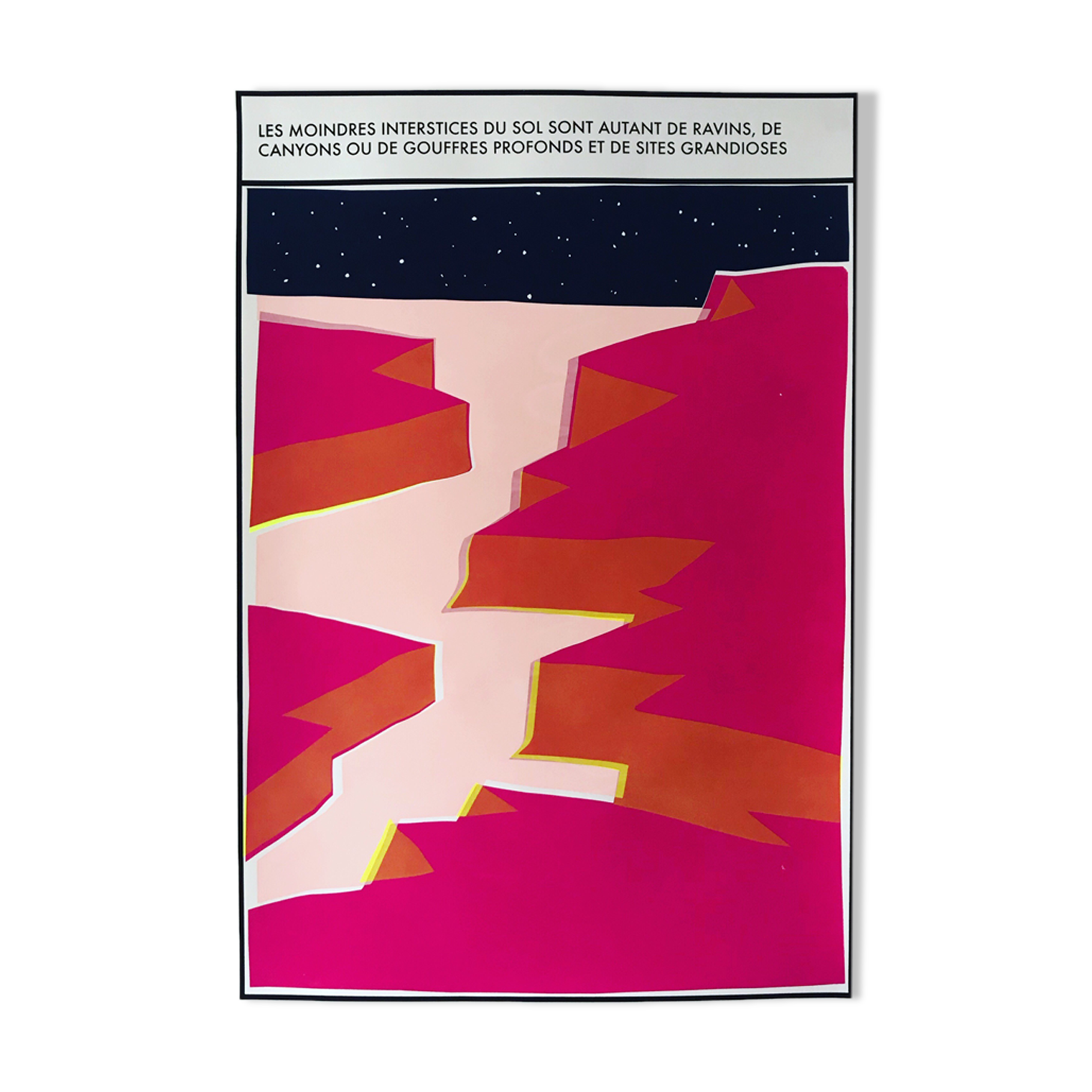 Screenprint On The Other Worlds - Les Moindre Interstices
