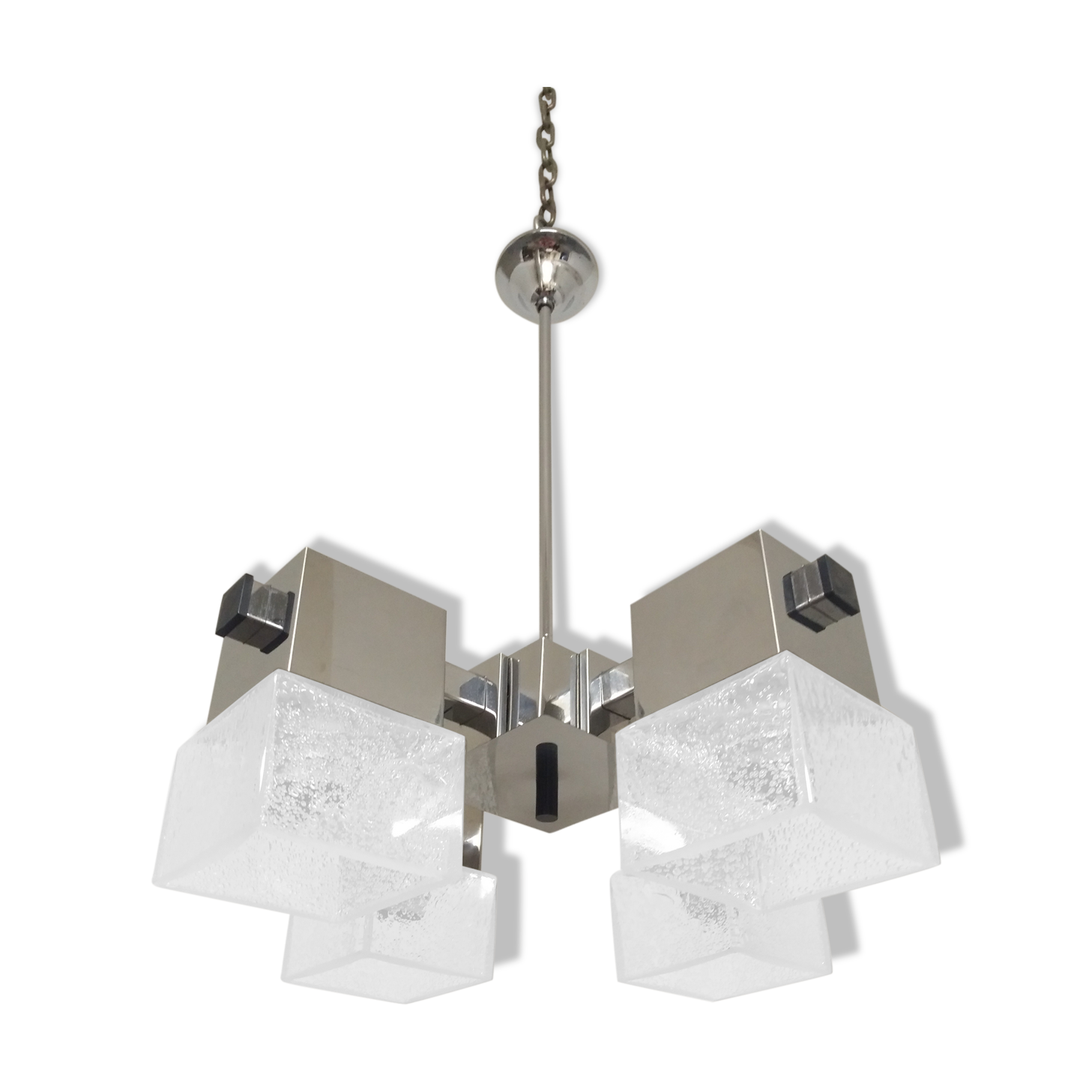 70s chandelier with Murano tulips