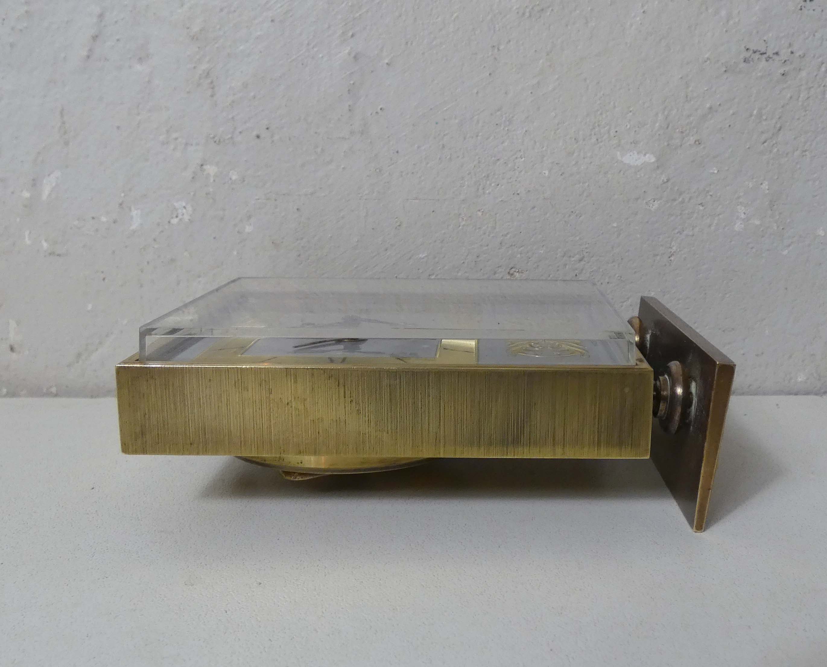 Vintage brass jaz alarm clock