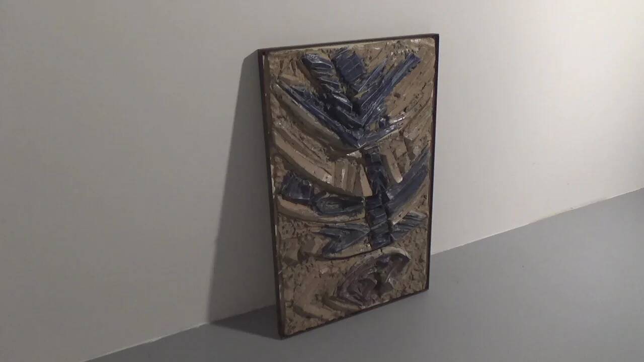 Very rare and large wall tile from Tue Poulsen 1970