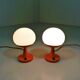 Space age table lamps bed side lamps, 1960’s