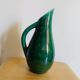 Vintage green glazed ceramic pitcher – Grandjean Jourdan Vallauris