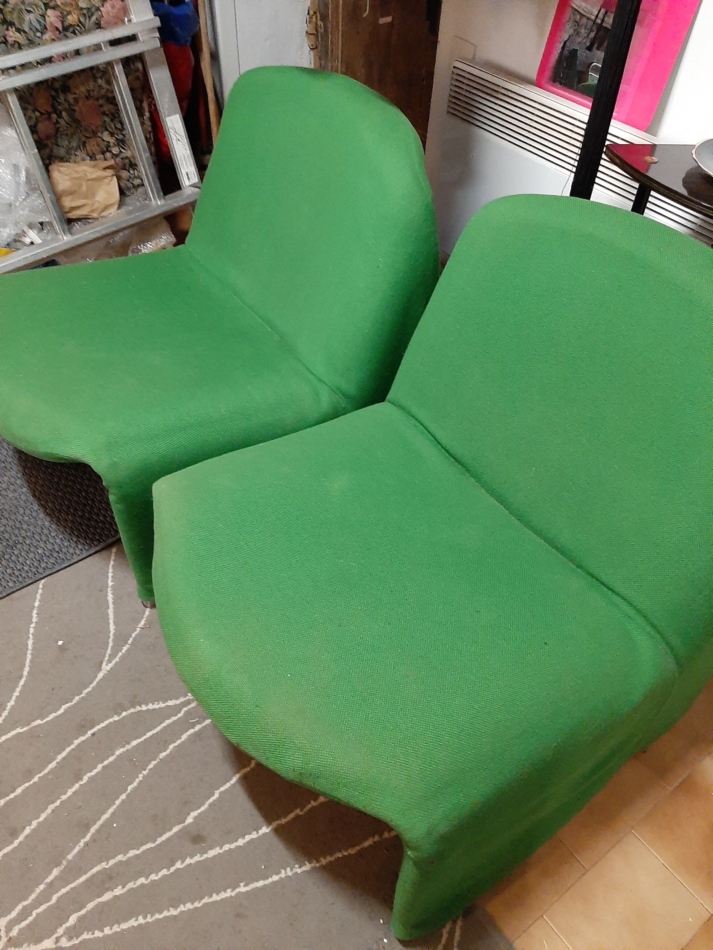 Pair of Alky armchairs by Giancarlo Piretti