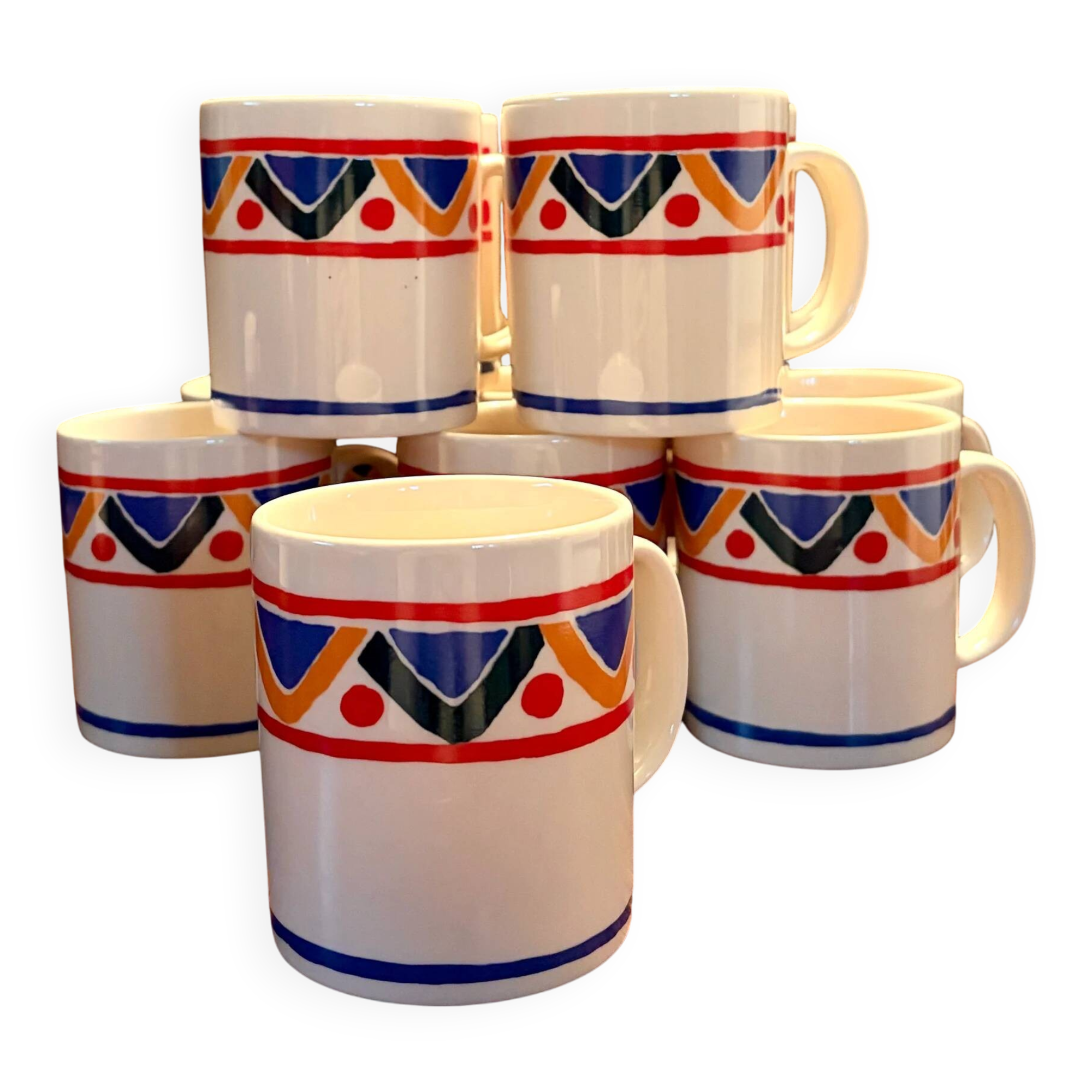 1980s ceramic mobile mugs