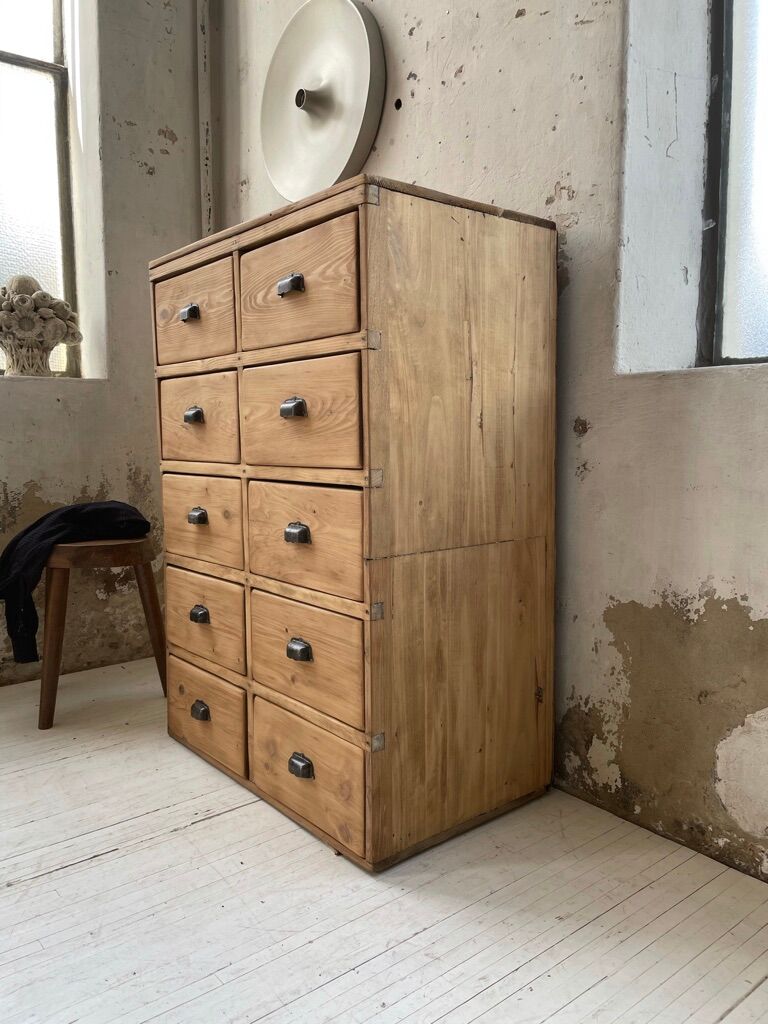 Craft furniture with drawers shell handles