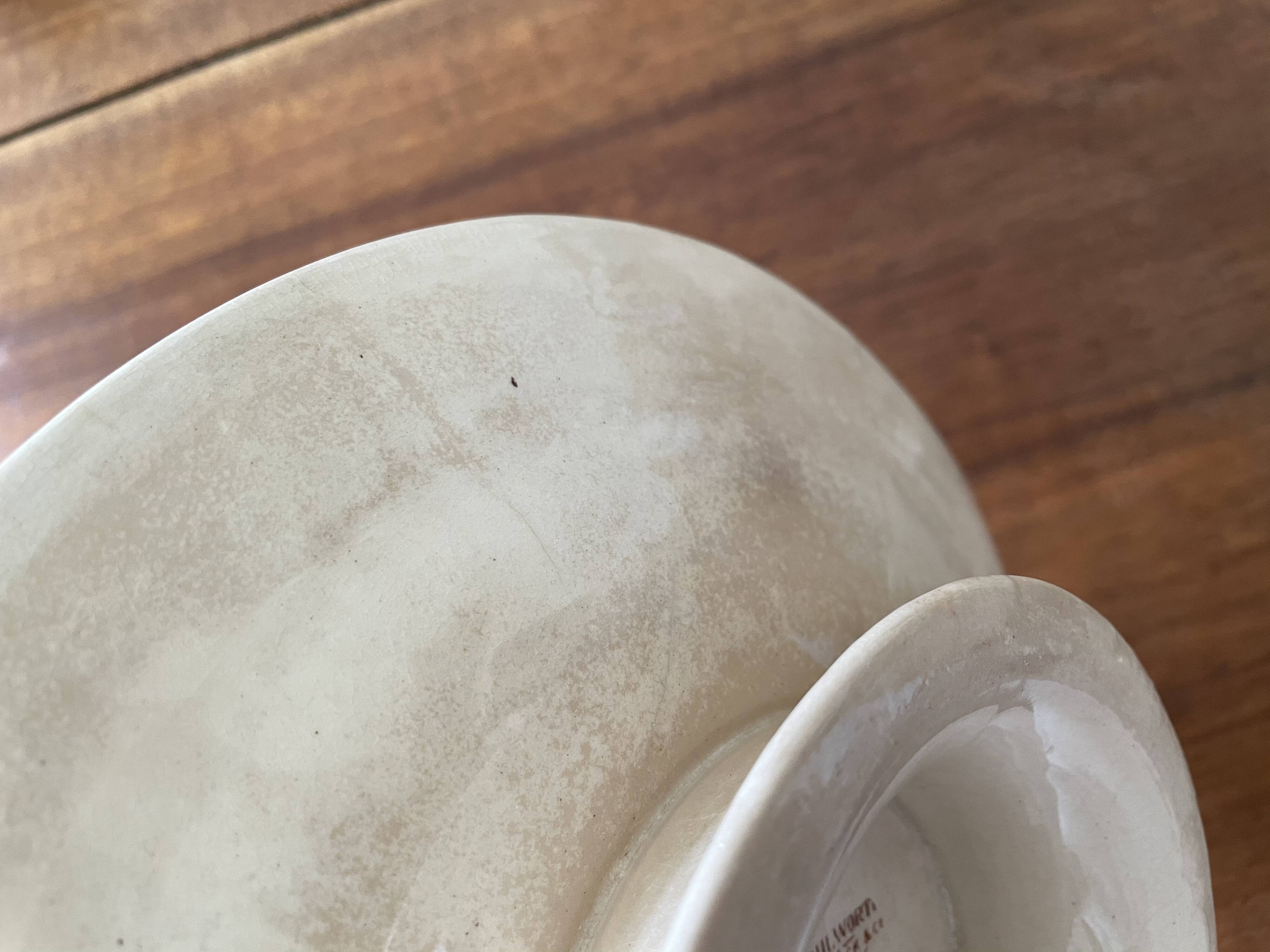 English Ironstone Pedestal Dish