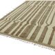 Tapis turc rustique tissé à la main en laine beige 285 cm x 369 cm