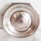 Antique Coquillor Junior butter dish in silver metal