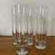 Product BHV Set of 4 Scandinavian crystal champagne flutes 1970