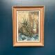 Original Swedish Oil on Panel – “Still Life with Glass Bottle” by Lars Falk
