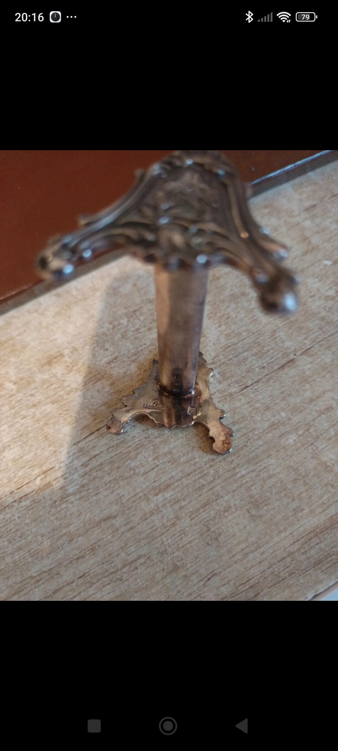 12 silver-plated metal knife rests Ravinet d'Enfert